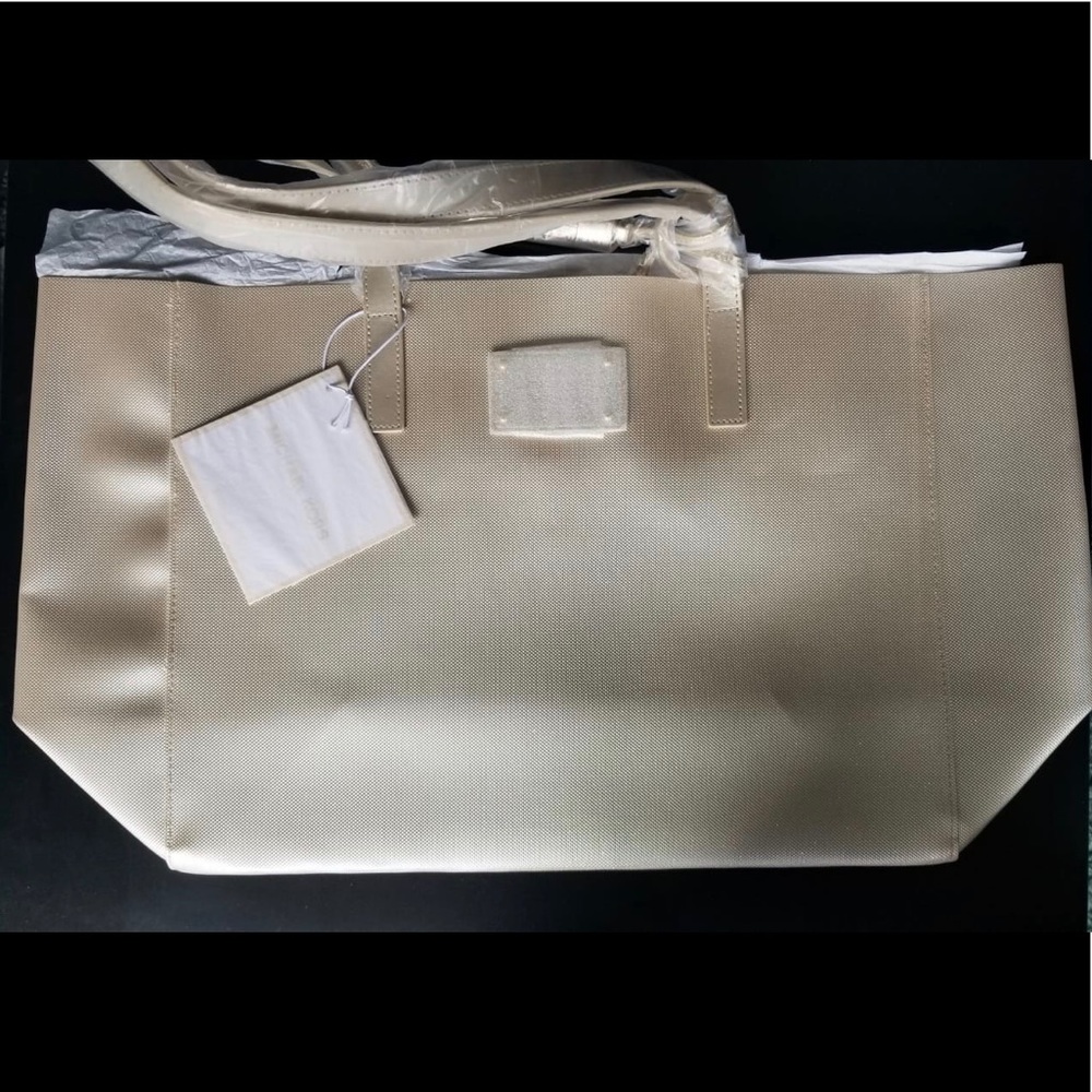 Michael Kors cream/gold tote bag NWT